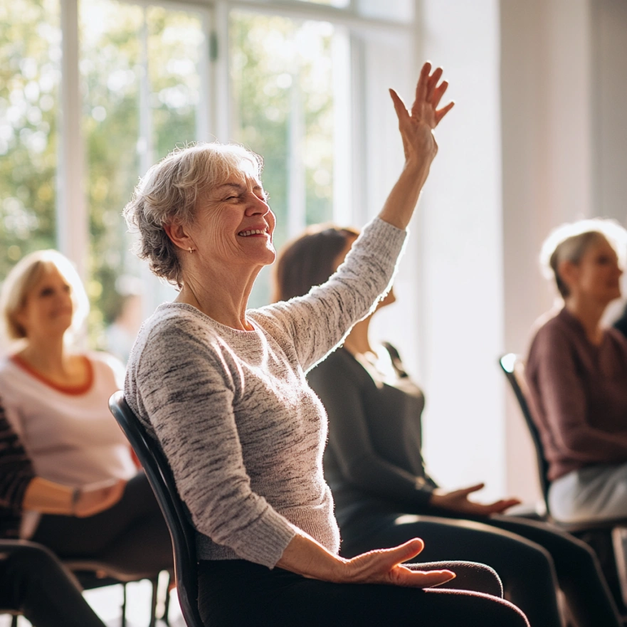 Йога на стільці